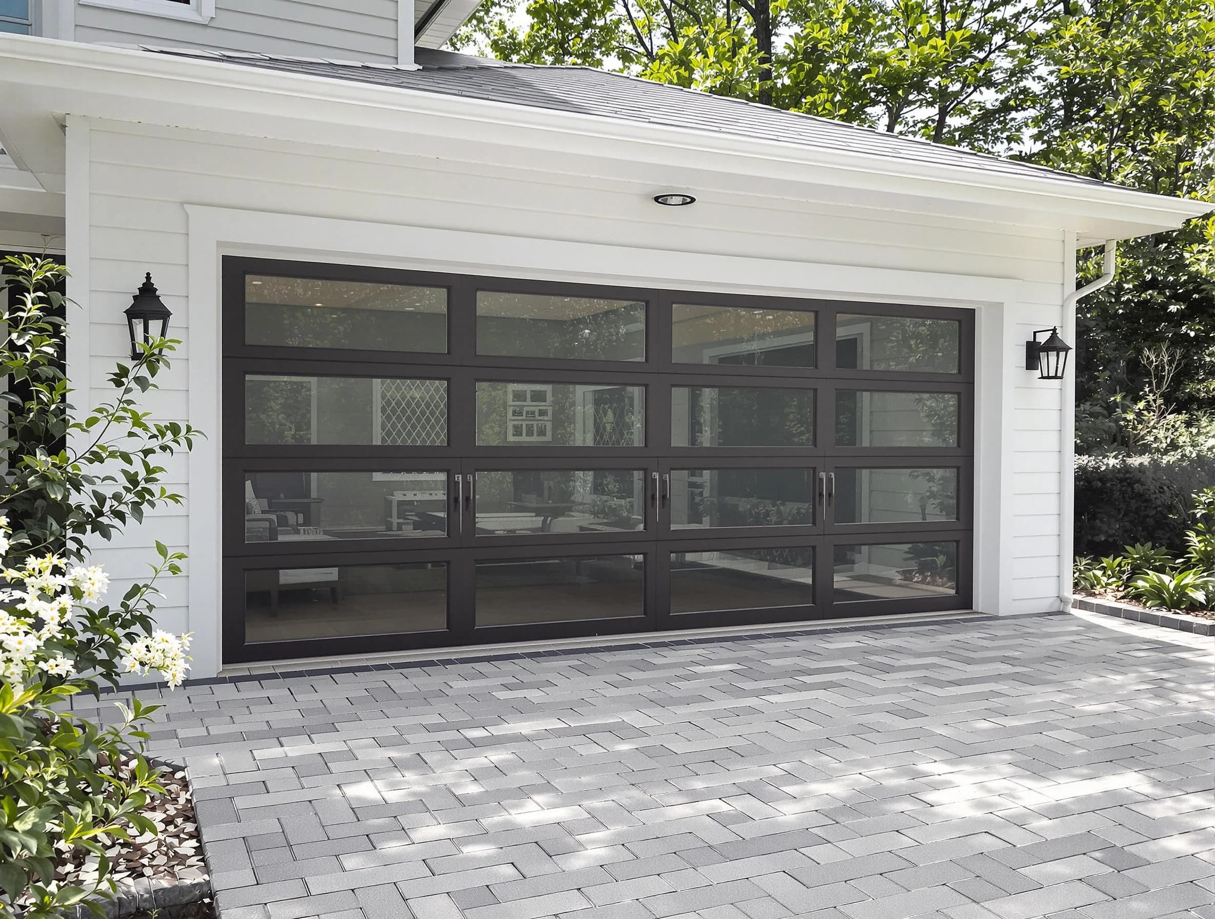 Riverdale Garage Door Repair design specialist presenting custom garage door options to Riverdale homeowner