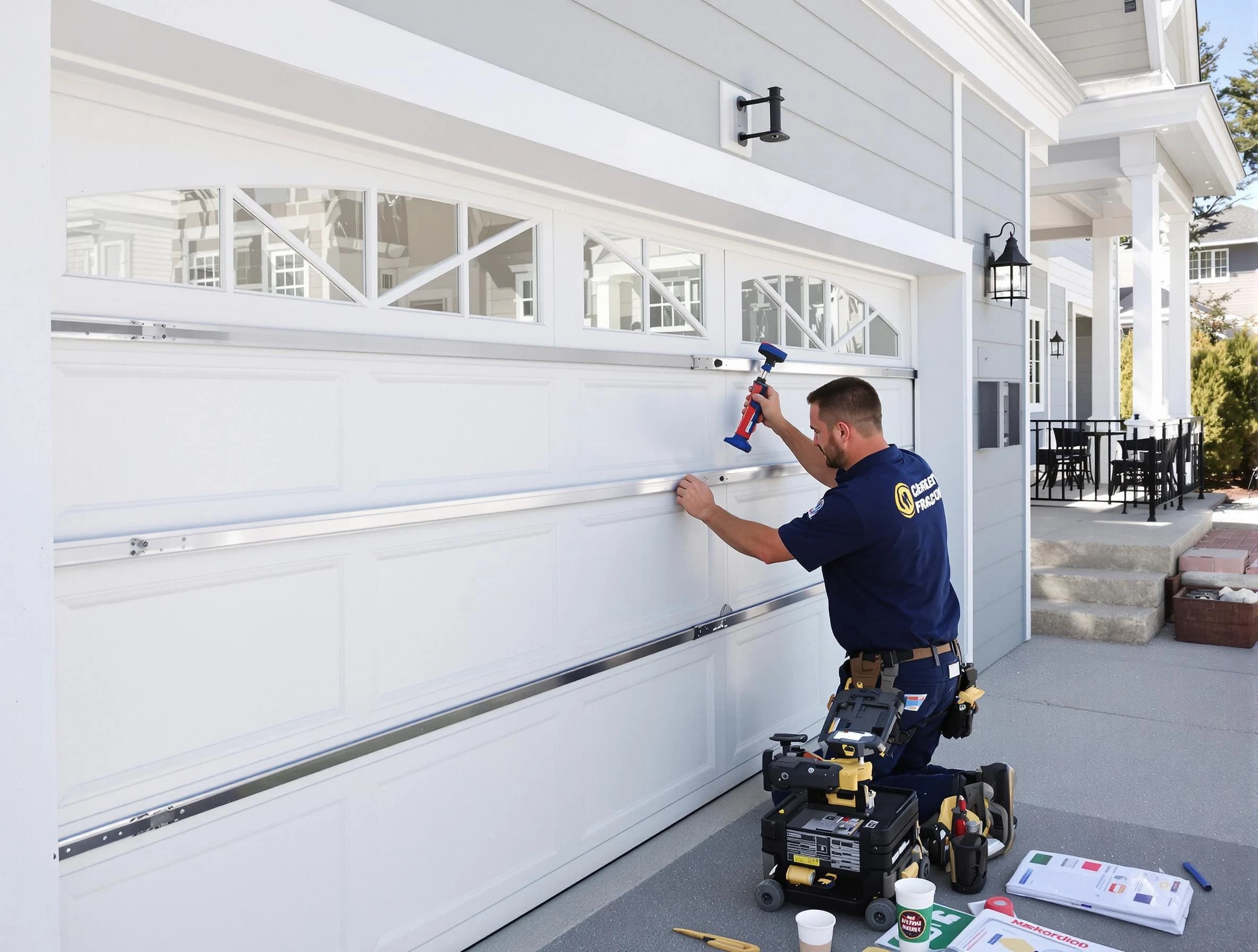 Professional garage door installation by Riverdale Garage Door Repair in Riverdale