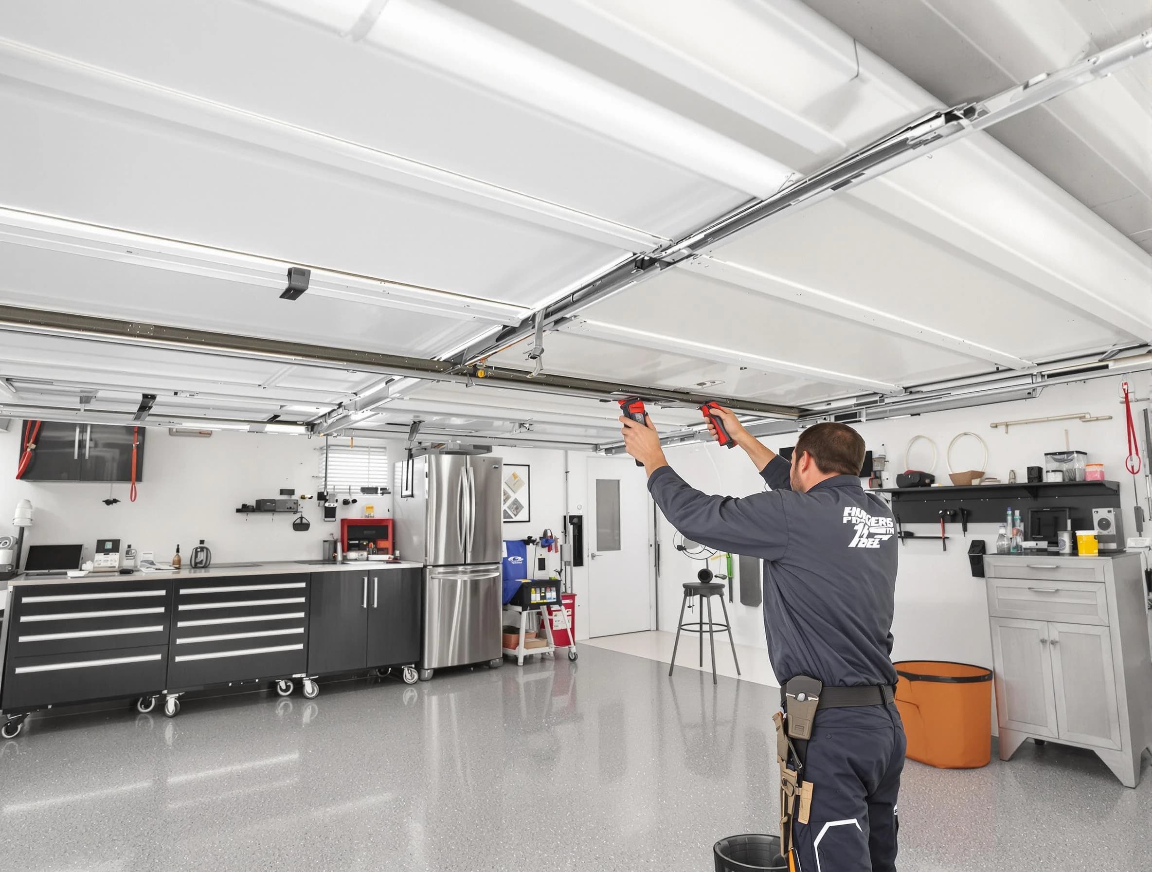Overhead garage door repair service by Riverdale Garage Door Repair in Riverdale