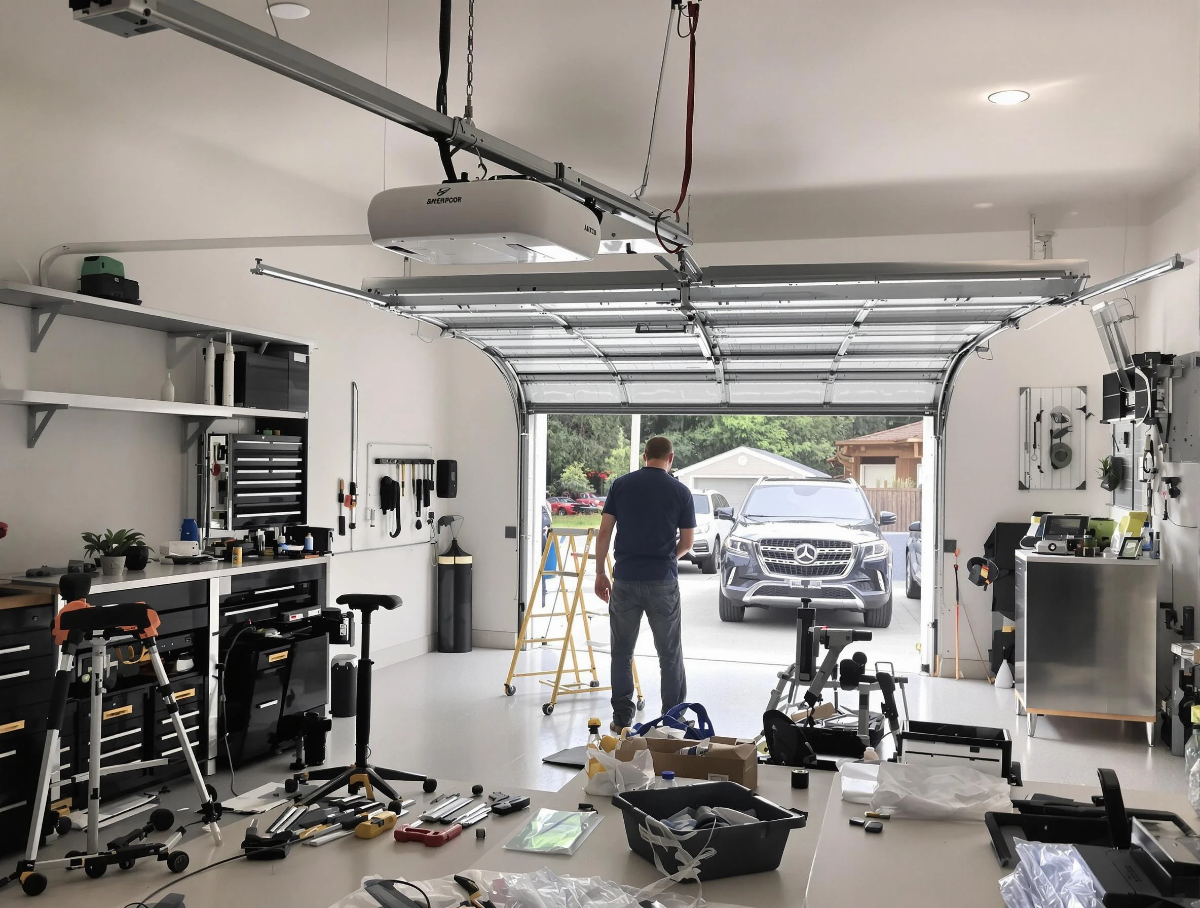 Garage door opener installation by Riverdale Garage Door Repair in Riverdale