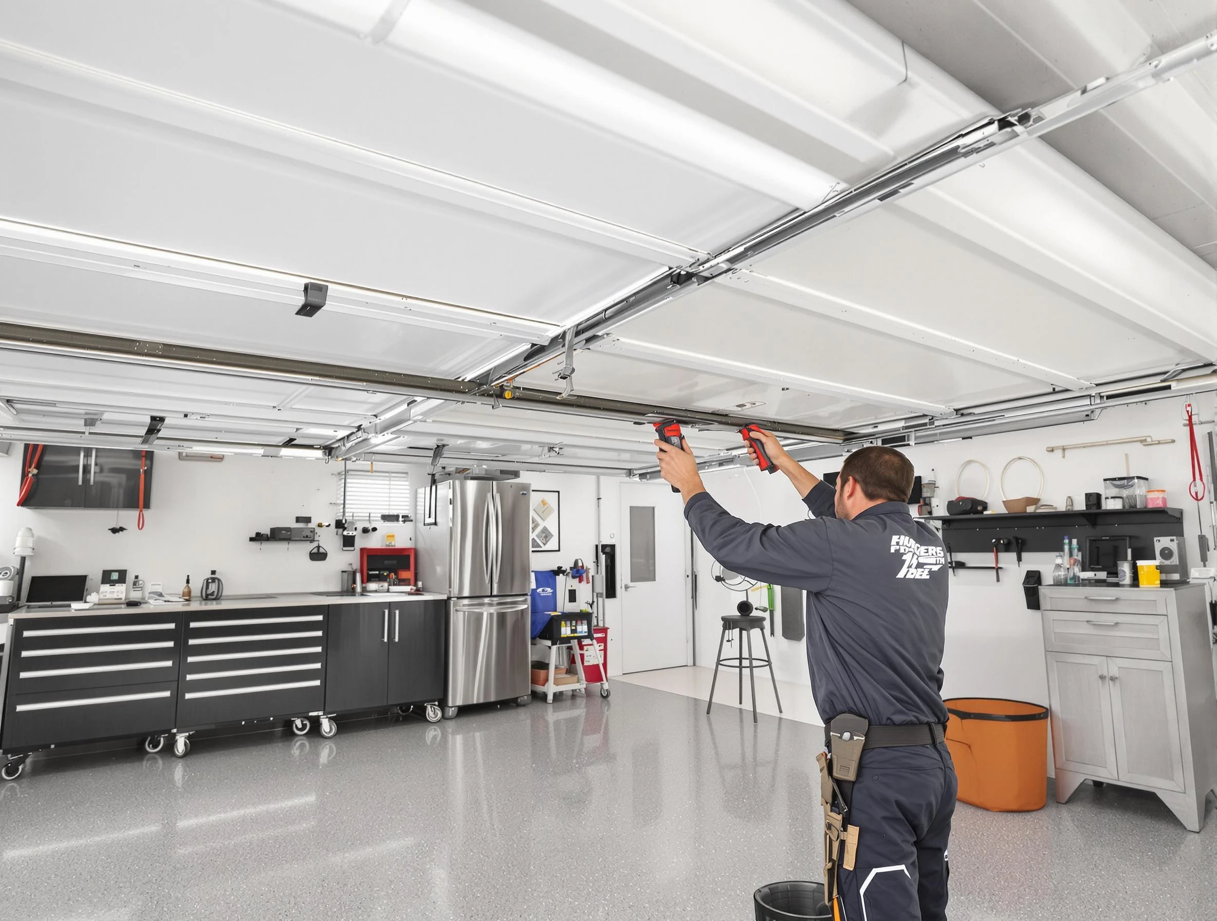 Overhead garage door repair service by Riverdale Garage Door Repair in Riverdale